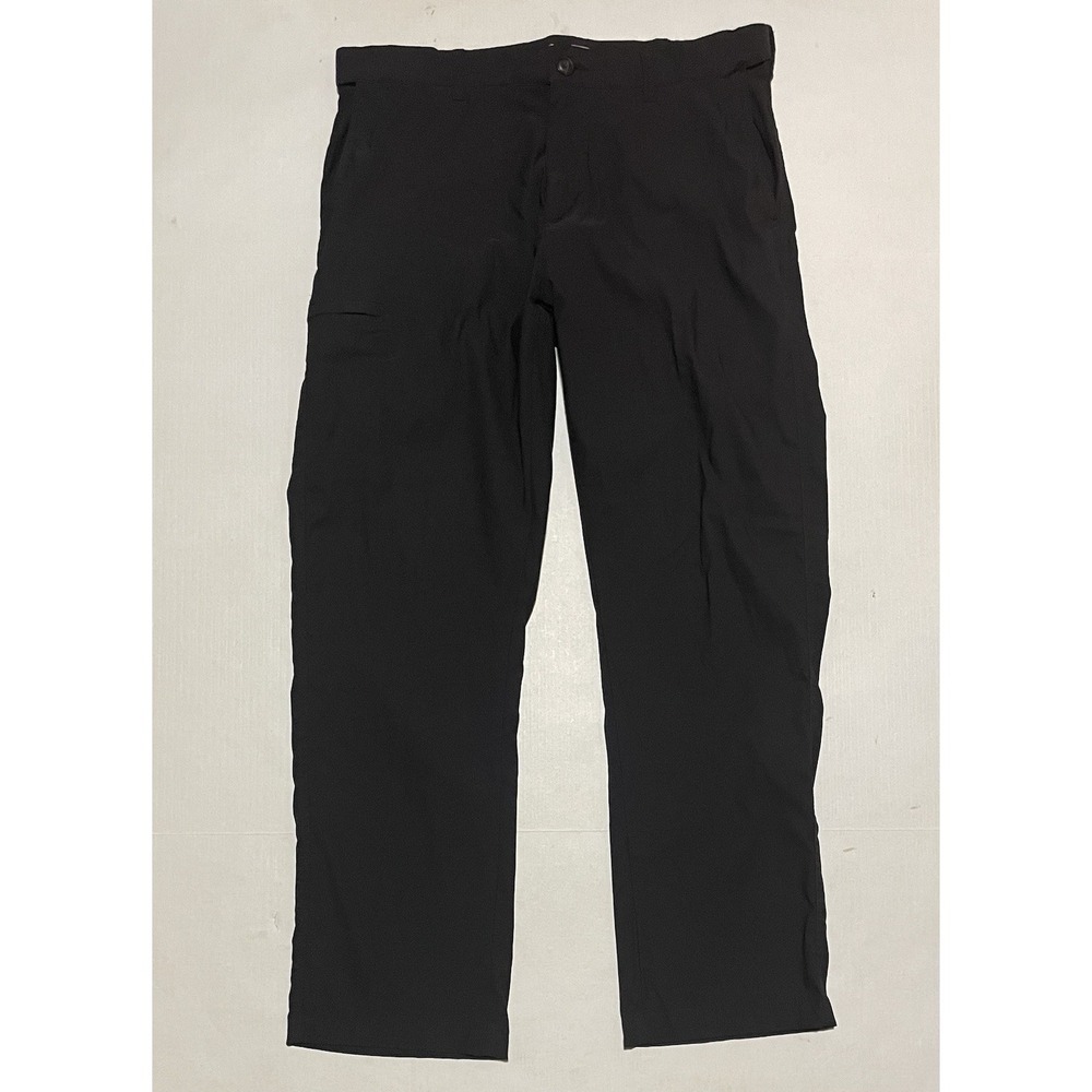 UB Tech Mens Pants Size 36‎ X 31 Pocket Cargo Black Straight Nylon Classic Fit